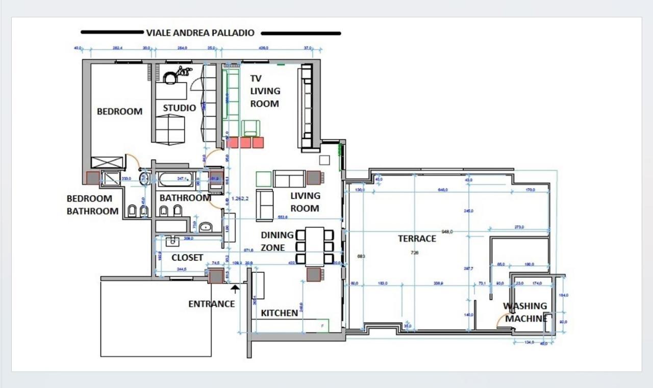 Palladio 20 Loft And Terrace Apartment Verona Exterior foto